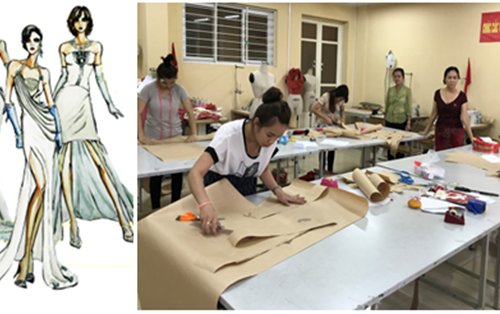 TRAINING FASHION DESIGNER IN DONGA UNIVERSITY